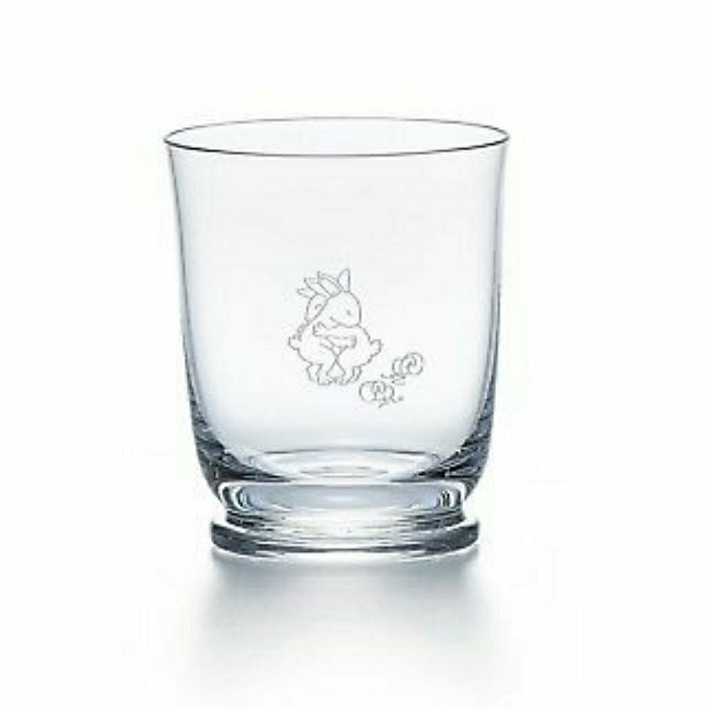 Tiffany & co. Water Glass With Bunnies